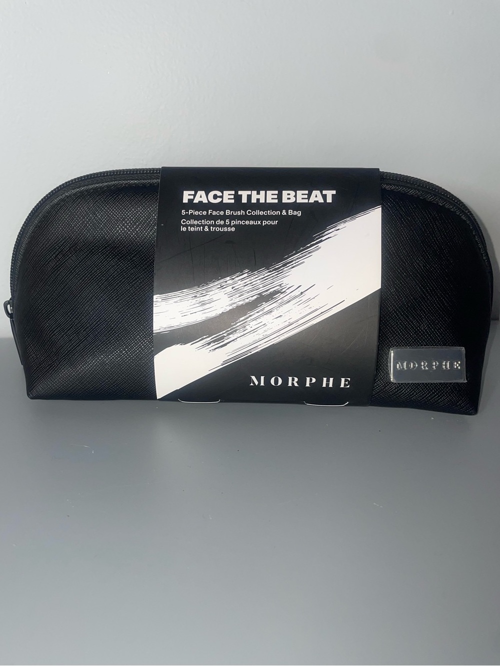 NEW Morphe 5pc. Brush Set and Black Travel Case